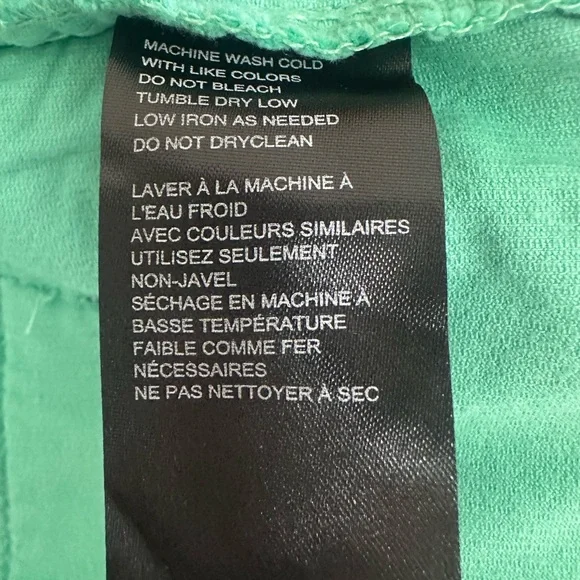 We the Free Angelo Pull-On Cord Jeans in Marine Green Size XS - Picture 5 of 5